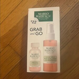 Mario Badescu Grab and Go Set - Drying Lotion and Rose Facial Mist, BNIB (COS1)